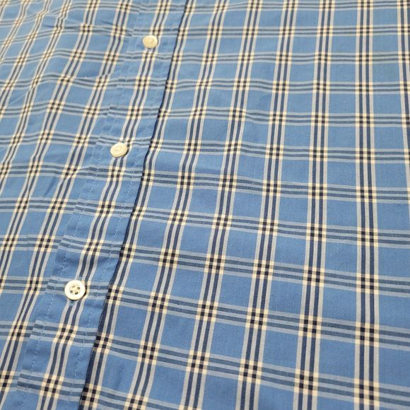 Saddlebred Men's Classic Fit SS Button Down Plaid Shirt XL - Picture 5 of 10